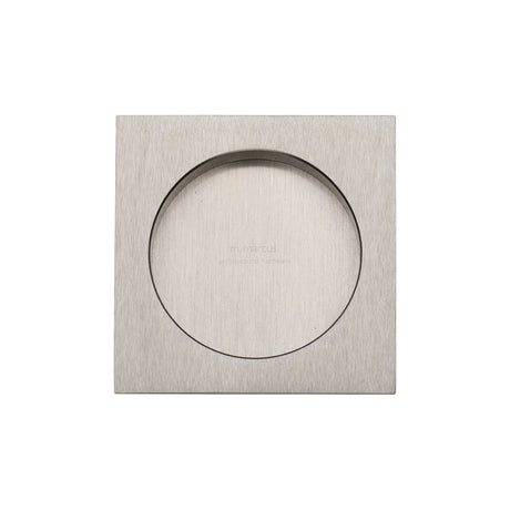 M.Marcus Door Furniture Satin Nickel / Flush Handle / Square M.Marcus - SLD Square Flush Pull Pair Satin Nickel