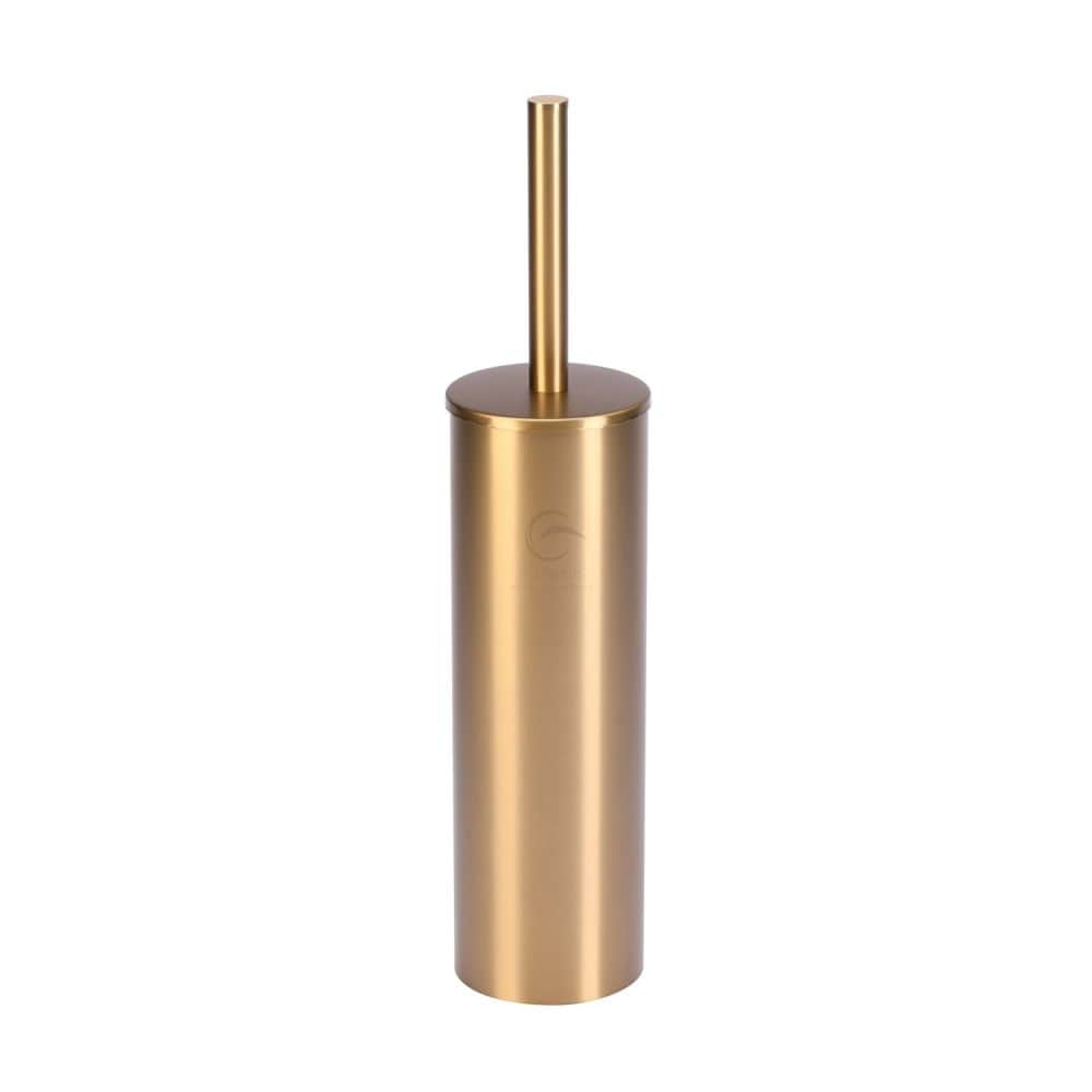 M.Marcus Accessories Satin Brass / Toilet Brush & Holder M.Marcus - Standing toilet brush holder Satin Brass Finish