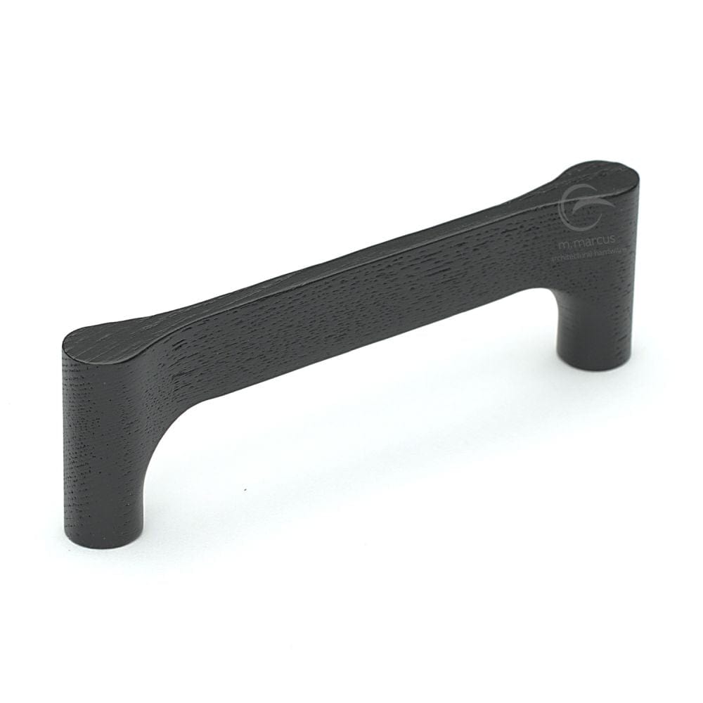 M.Marcus Cabinet Hardware Ash / Cabinet Pull Handles / 160mm c/c M.Marcus - Wooden Cabinet Pull Handle Gio Design 160mm Black Ash Finish