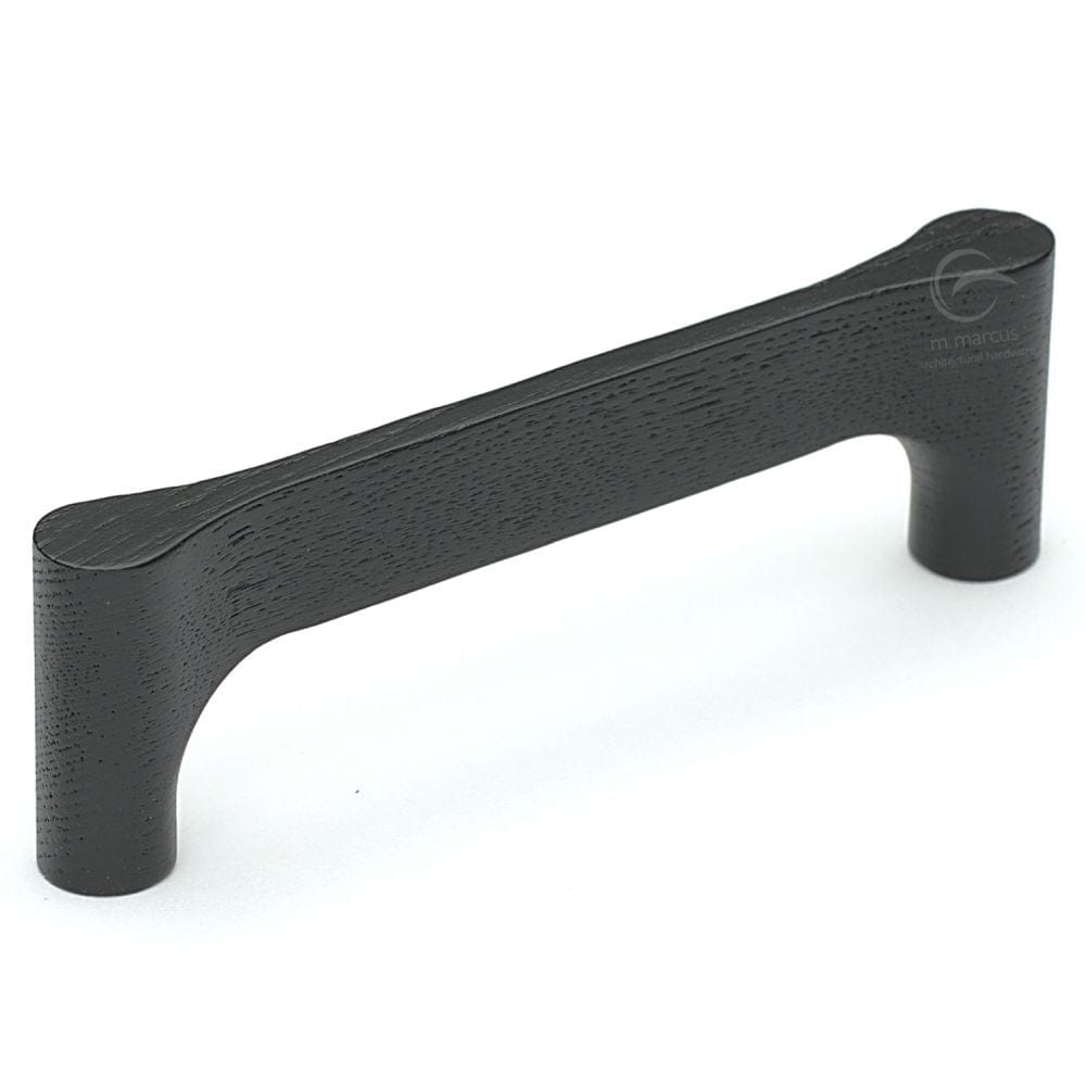 M.Marcus Cabinet Hardware Ash / Cabinet Pull Handles / 224mm c/c M.Marcus - Wooden Cabinet Pull Handle Gio Design 224mm Black Ash Finish