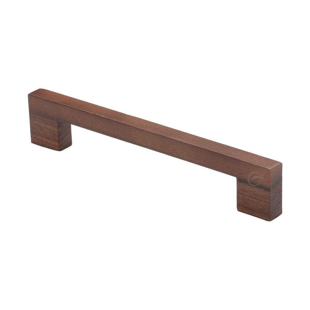 M.Marcus Cabinet Hardware Walnut / Cabinet Pull Handles / 160mm c/c M.Marcus - Wooden Cabinet Pull Handle Metro Design 160mm Walnut Finish