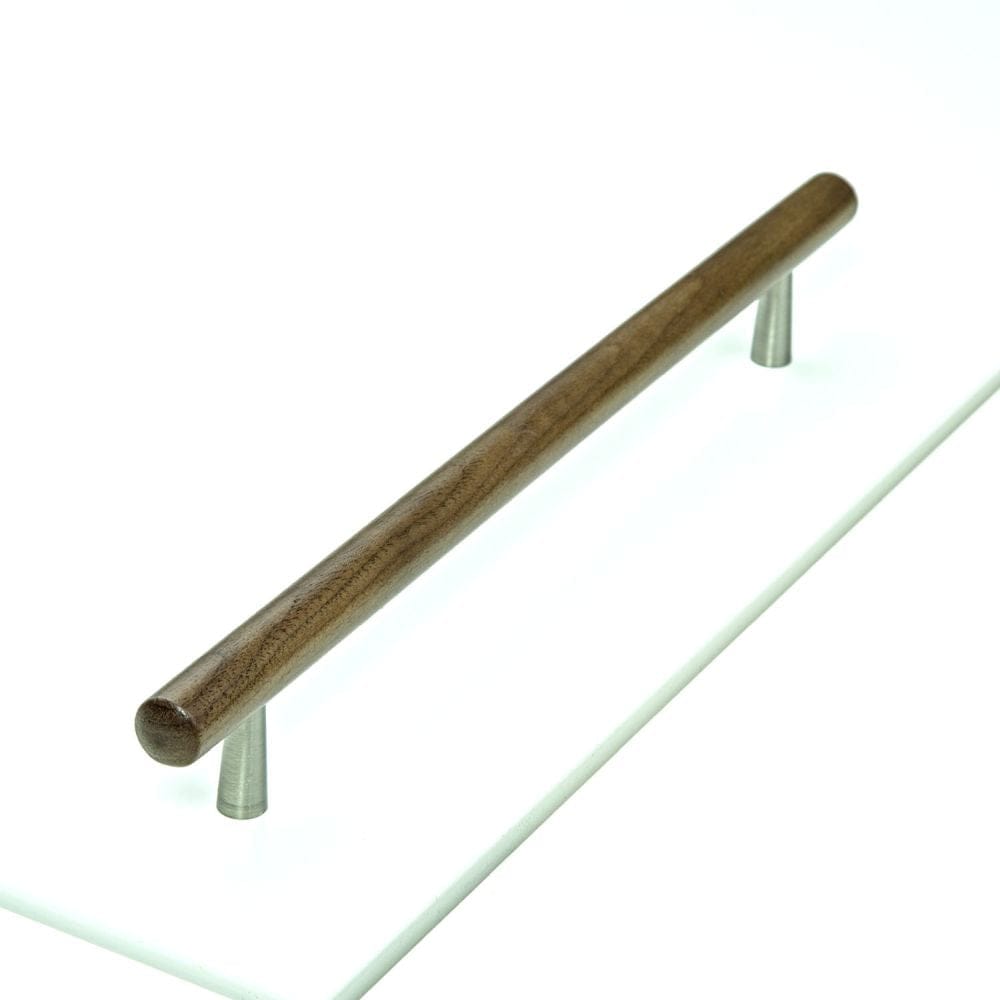 M.Marcus Cabinet Hardware Walnut / Cabinet Pull Handles / 224mm c/c M.Marcus - Wooden Cabinet Pull Handle T-Bar Tilaa Design 224mm Walnut Finish