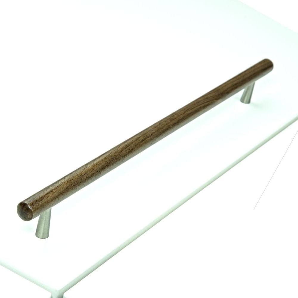M.Marcus Cabinet Hardware Walnut / Cabinet Pull Handles / 320mm c/c M.Marcus - Wooden Cabinet Pull Handle T-Bar Tilaa Design 320mm Walnut Finish
