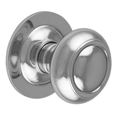 This is an image of a Carlisle Brass - Centre Door Knob - Polished Chrome that is availble to order from Trade Door Handles in Kendal.