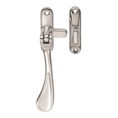 This is an image of a Carlisle Brass - Casement Fastener Reversible - Polished Chrome that is availble to order from Trade Door Handles in Kendal.