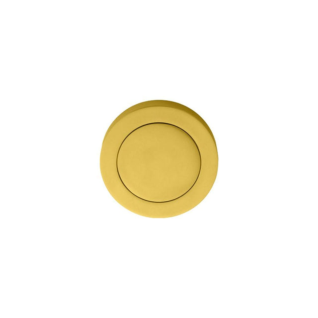 Manital Door Furniture Polished Brass / Blank Escutcheons Manital - Blank Escutcheon - Polished Brass