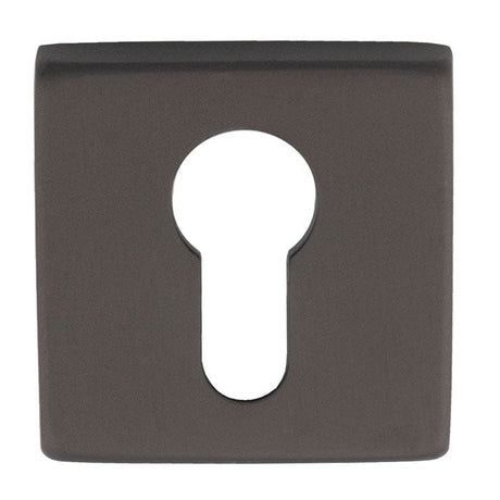 Manital Door Furniture Anthracite / Euro Profile Escutcheons Manital - Square Euro Profile Escutcheon - Anthracite