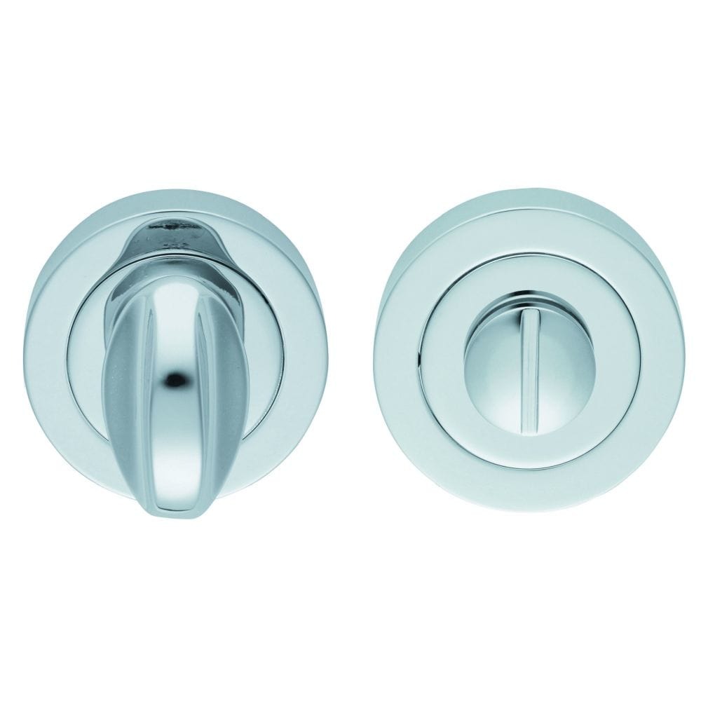 Manital Door Furniture Polished Chrome / No Manital - Standard Turn and Release - Polished Chrome