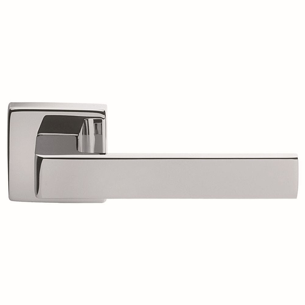 Manital Door Furniture Polished Chrome / Square Rose Manital - Techna Lever on Square Rose - Polished Chrome