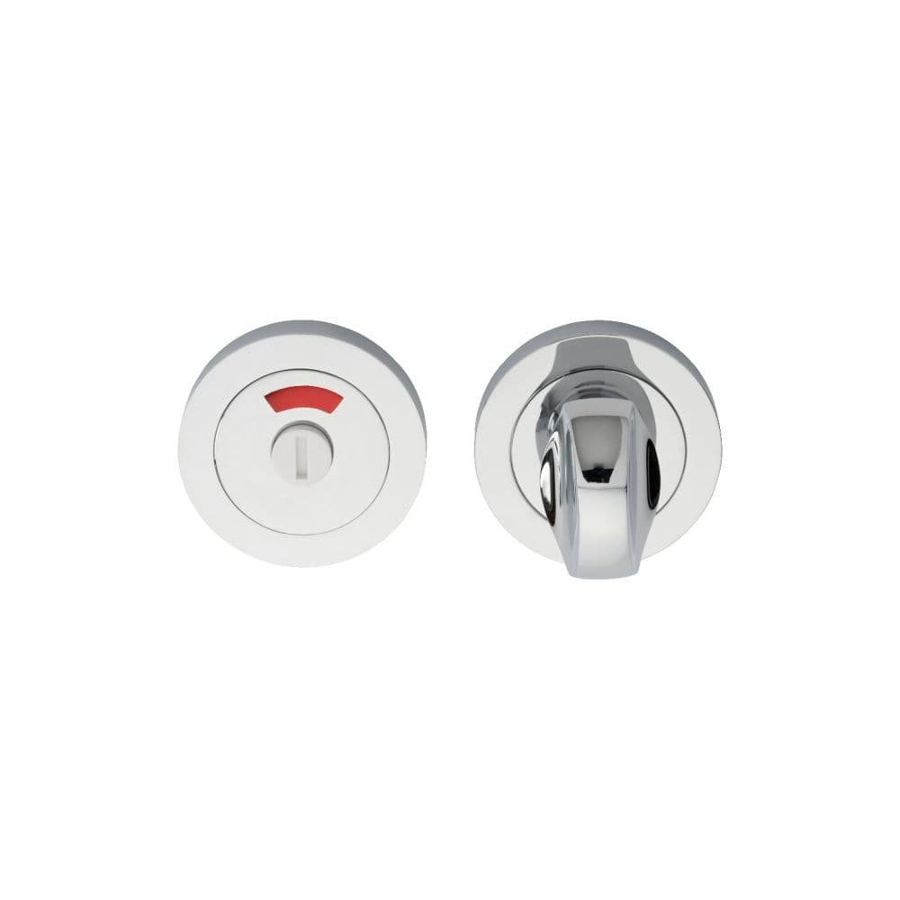 Manital Door Furniture Polished Chrome / Yes Manital - Turn and Release with Indicator - Polished Chrome