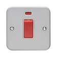 This is an image showing Eurolite Metal Clad 45Amp Switch with Neon Indicator - Metal Clad mc45aswnsw available to order from trade door handles, quick delivery and discounted prices.