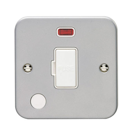 This is an image showing Eurolite Metal Clad Unswitched Fuse Spur - Metal Clad mcuswfnfow available to order from trade door handles, quick delivery and discounted prices.
