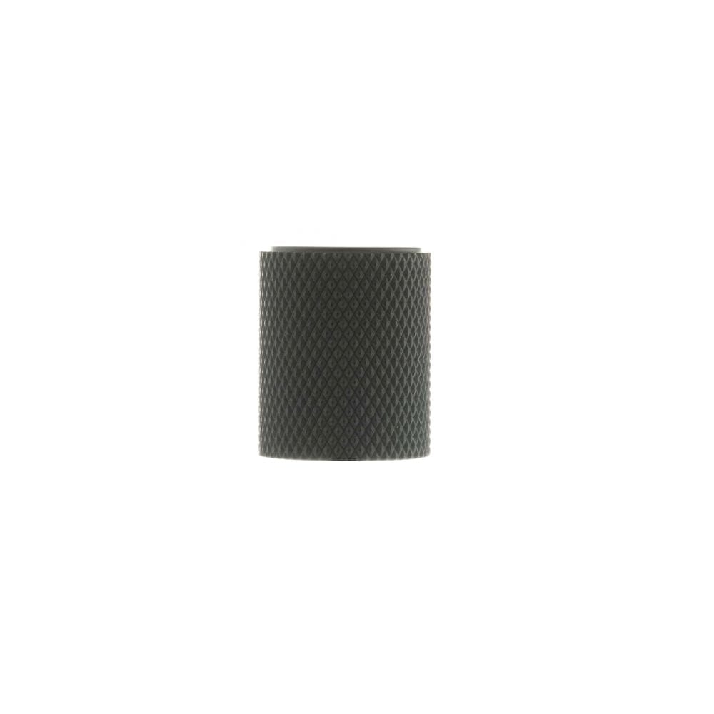 Millhouse Brass Cabinet Hardware Matt Black / Cabinet Knobs Millhouse Brass Watson Cylinder Knurled Cabinet Knob Concealed Fix - Matt Black