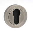 Old English Door Furniture Matt Gun Metal / Euro Profile Escutcheons Old English Euro Escutcheon - Matt Gun Metal