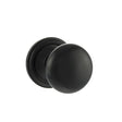 Old English Door Furniture Matt Black / Mortice Knobs Old English Harrogate Solid Brass Mushroom Mortice Knob on Concealed Fix Rose -