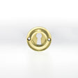 Old English Door Furniture Polished Brass / Mortice Key Profile Escutcheons Old English Solid Brass Open Key Hole Escutcheon - Polished Brass