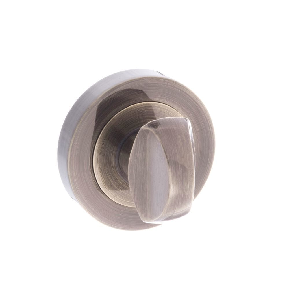 Old English Door Furniture Antique Brass / No Old English WC Turn and Release - Antique Brass