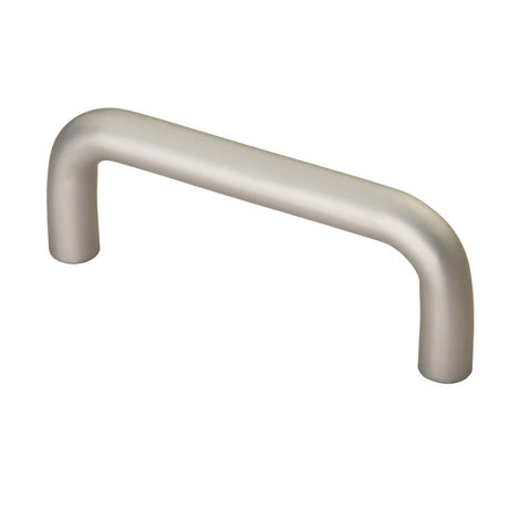 This is an image of a Eurospec - D Pull Handle - Satin Anodised Aluminium  that is availble to order from Trade Door Handles in Kendal.