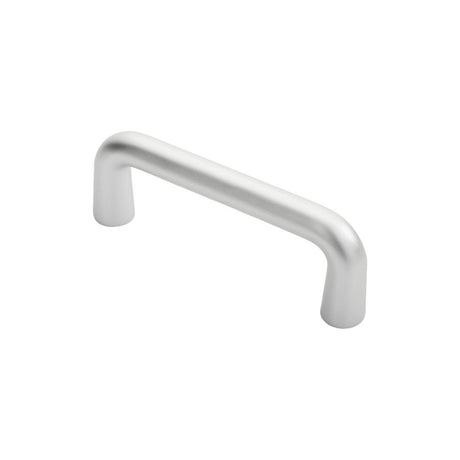 This is an image of a Eurospec - D Pull Handle - Satin Anodised Aluminium that is availble to order from Trade Door Handles in Kendal.