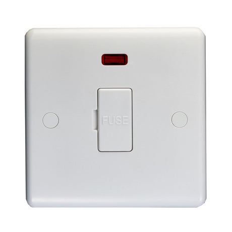 This is an image showing Eurolite Enhance White Plastic Fuse Spur - White pl4131 available to order from trade door handles, quick delivery and discounted prices.