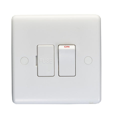 This is an image showing Eurolite Enhance White Plastic Fuse Spur - White pl4190 available to order from trade door handles, quick delivery and discounted prices.