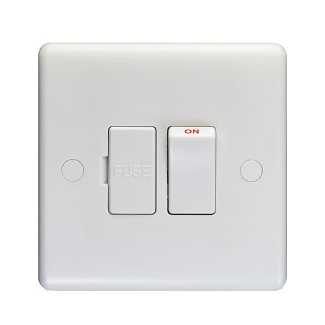 This is an image showing Eurolite Enhance White Plastic Fuse Spur - White pl4220 available to order from trade door handles, quick delivery and discounted prices.