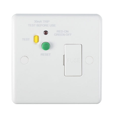 This is an image showing Eurolite Enhance White Plastic RCD - White pl5033 available to order from trade door handles, quick delivery and discounted prices.