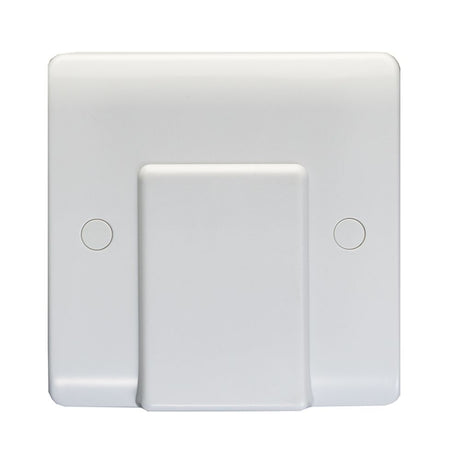 This is an image showing Eurolite Enhance White Plastic Flex Outlet - White pl8220 available to order from trade door handles, quick delivery and discounted prices.
