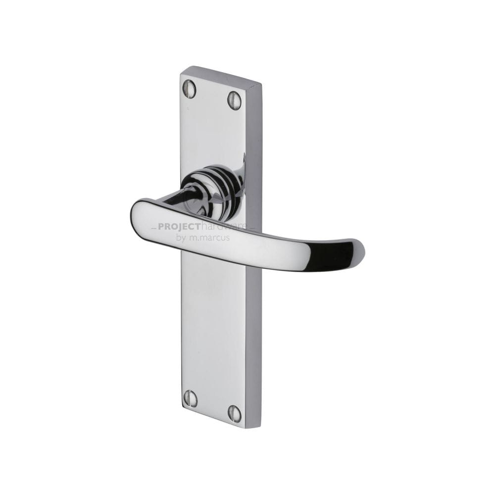 Project Hardware Door Furniture Polished Chrome / Latch Handles Project Hardware - Door Handle Lever Latch Avon Design Polished Chrome Finish