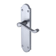 Project Hardware Door Furniture Satin Chrome / Latch Handles Project Hardware - Door Handle Lever Latch Kensington Design Satin Chrome Finish