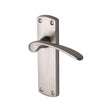 Project Hardware Door Furniture Satin Chrome / Latch Handles Project Hardware - Door Handle Lever Latch Luca Design Satin Chrome Finish