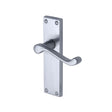 Project Hardware Door Furniture Satin Chrome / Latch Handles Project Hardware - Door Handle Lever Latch Malvern Design Satin Chrome Finish