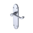 Project Hardware Door Furniture Satin Chrome / Latch Handles Project Hardware - Door Handle Lever Latch Milton Design Satin Chrome Finish