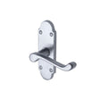 Project Hardware Door Furniture Satin Chrome / Latch Handles Project Hardware - Door Handle Lever Latch Milton Short Design Satin Chrome Finis