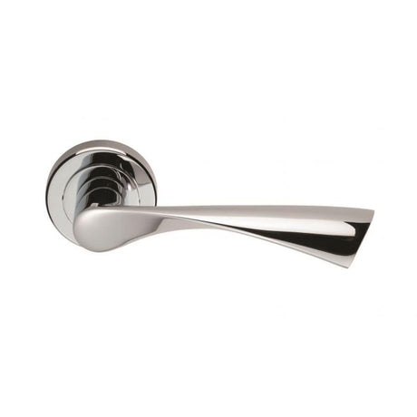 Serozzetta Door Furniture Polished Chrome / Round Rose Serozzetta - Breeze Lever on Round Rose - CP