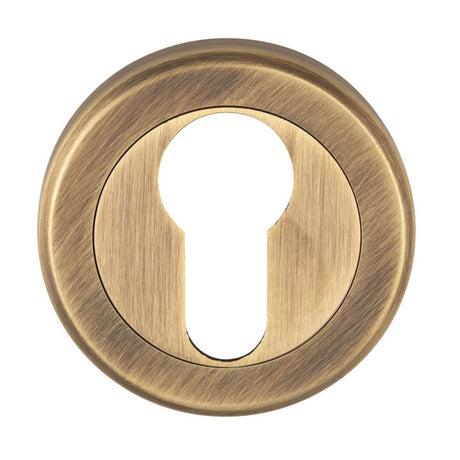 Serozzetta Door Furniture Antique Brass / Euro Profile Escutcheons Serozzetta - Euro Profile Escutcheon - Antique Brass