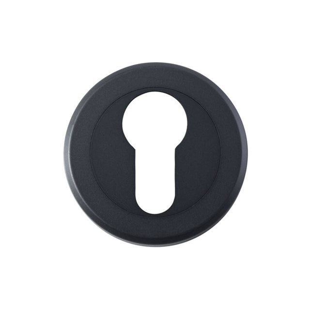 Serozzetta Door Furniture Matt Black / Euro Profile Escutcheons Serozzetta - Euro Profile Escutcheon - Matt Black