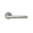 Serozzetta Door Furniture Satin Chrome / Round Rose Serozzetta - Morado Lever on Rose - Satin Chrome