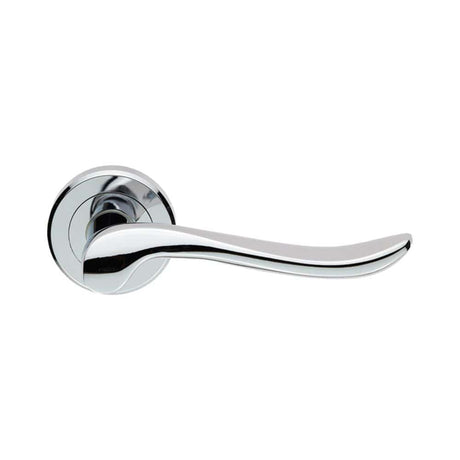 Serozzetta Door Furniture Polished Chrome / Round Rose Serozzetta - Verdun Lever On Rose - Polished Chrome