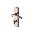 Sorrento Door Furniture Satin Nickel / Bathroom Lock Handles Sorrento - Door Handle for Bathroom Boston Design Satin Nickel F