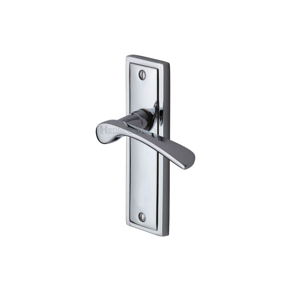 Sorrento Door Furniture Polished Chrome / Latch Handles Sorrento - Door Handle Lever Latch Boston Design Polished Chrome Fi