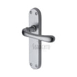 Sorrento Door Furniture Satin Chrome / Latch Handles Sorrento - Door Handle Lever Latch Donna Design Satin Chrome Finish