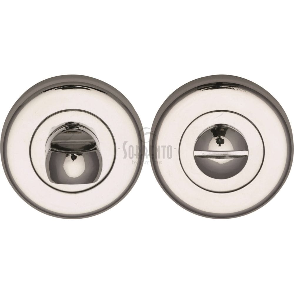 Sorrento Door Furniture Polished Chrome / No Sorrento - Thumbturn & Emergency Release Polished Chrome Finish