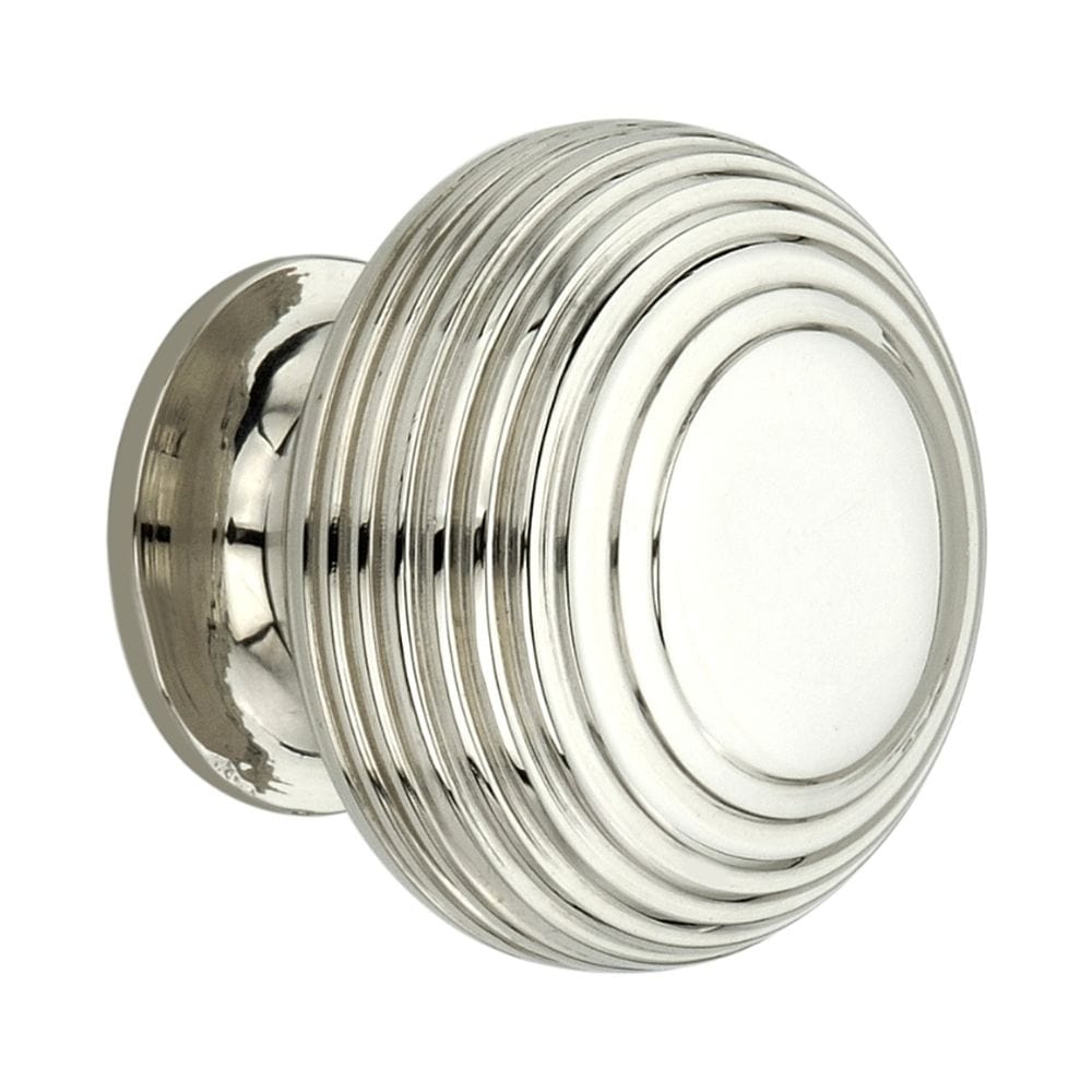 Spira Brass Cabinet Hardware N/A / Polished Nickel / Cabinet Knobs Spira Brass - Beehive Small 30mm Cupboard Knob Polished Nickel