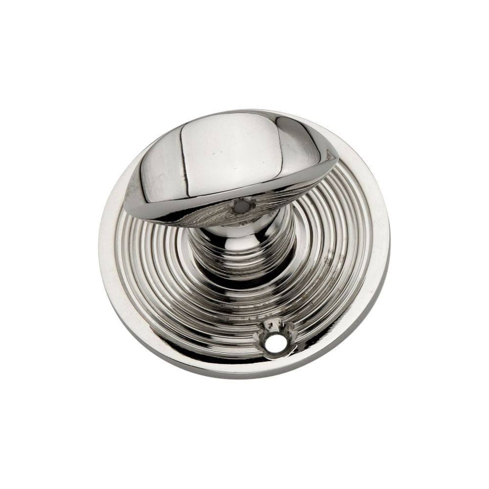 Spira Brass Door Furniture N/A / Satin Chrome / Bathroom Turn & Release Spira Brass - Beehive Turn & Release Satin Chrome