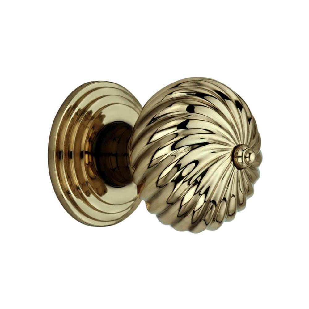 Spira Brass Door Furniture N/A / Aged Brass / Mortice Knobs Spira Brass - Burcot Mortice Door Knob Aged Brass