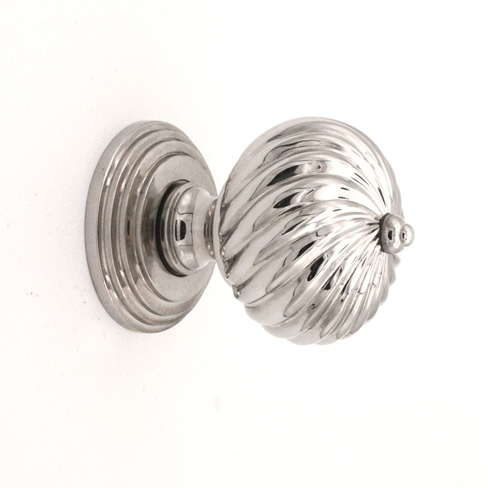 Spira Brass Door Furniture N/A / Polished Nickel / Mortice Knobs Spira Brass - Burcot Mortice Door Knob Polished Nickel