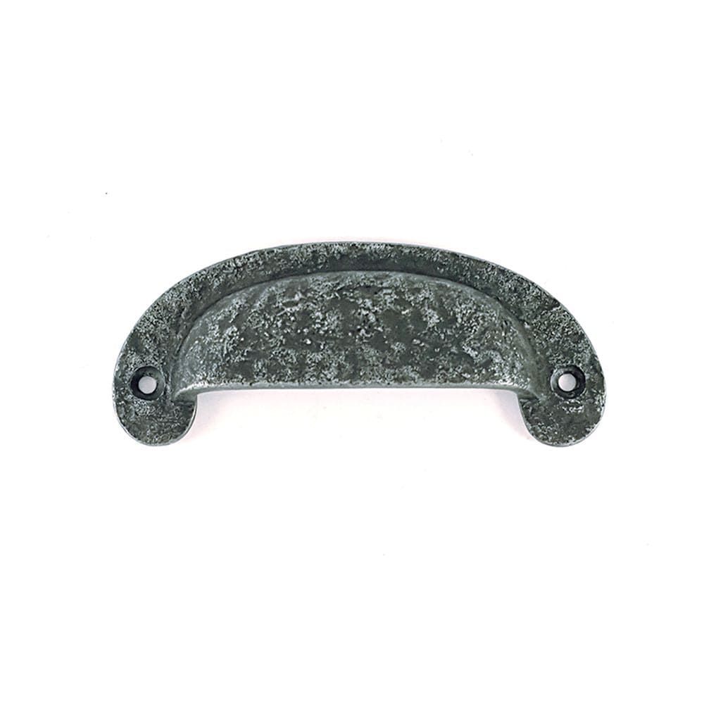 Spira Brass Cabinet Hardware N/A / Pewter / Cabinet Cup Pulls Spira Brass - Cup Drawer Pull Pewter