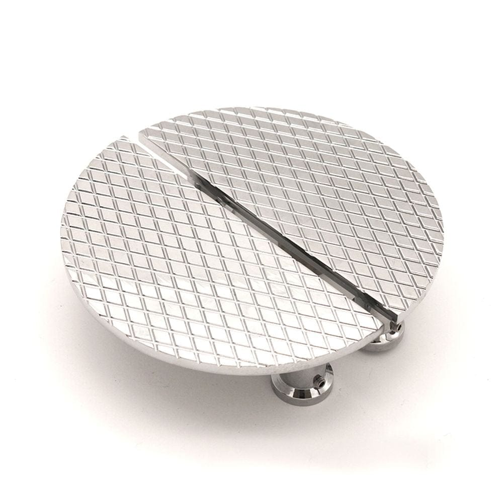 Spira Brass Cabinet Hardware N/A / Polished Chrome / Cabinet Pull Handles Spira Brass - Diamond Half Moon Handles Chrome 150mm