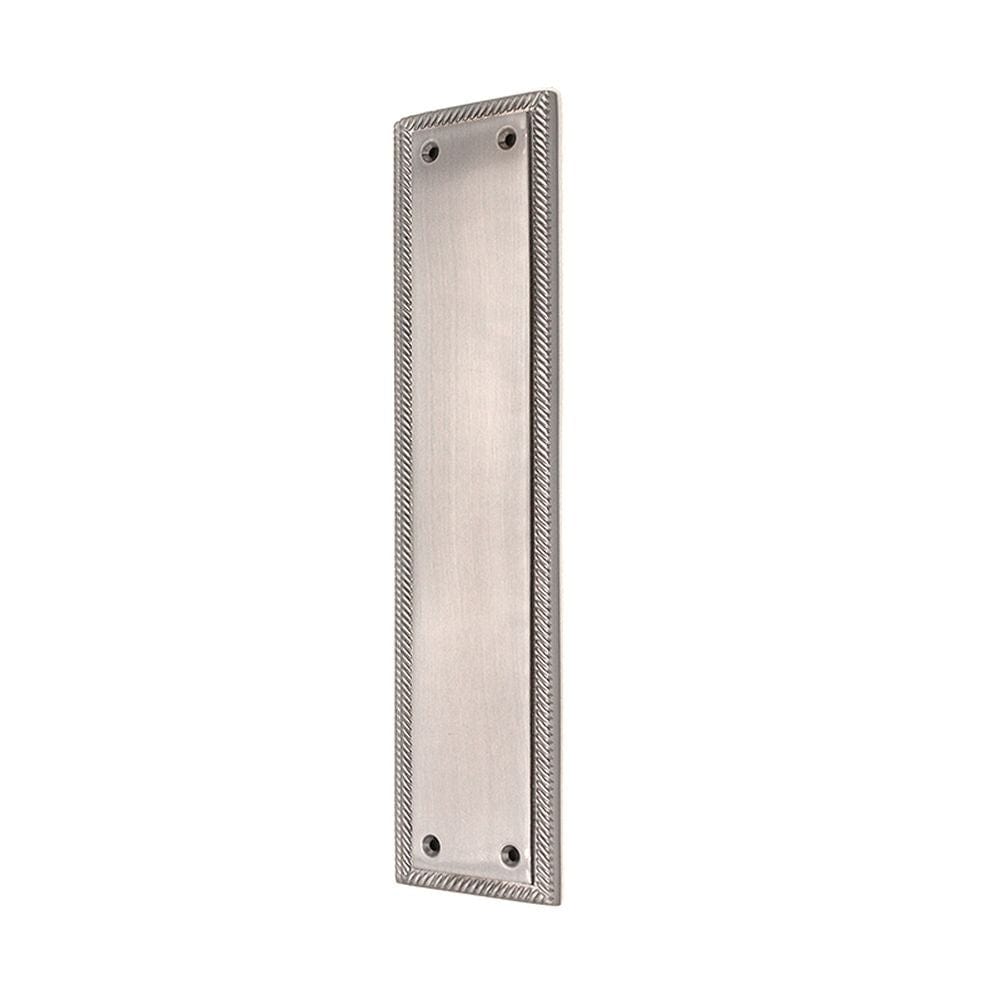 Spira Brass Door Furniture N/A / Satin Chrome / Finger Plates Spira Brass - Georgian Finger Plate 285mm Satin Chrome